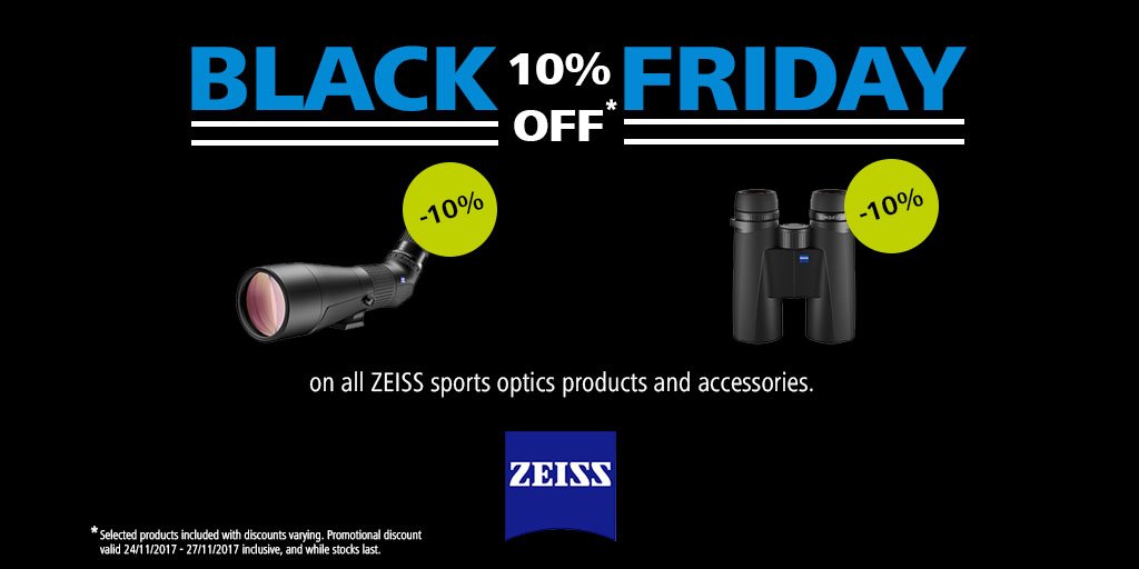 LAST CHANCE to treat yourself to some new binos! We are offering up to 10% off all #ZEISS Nature Products &amp; Accessories. Offer is valid through selected #ZEISS dealers, or via our Online Shop! Full details can be found online ➡️ zeiss.co.uk/blackfriday *UK Only*