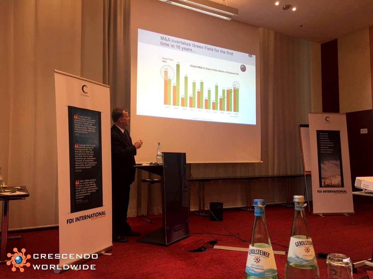 CrescendoWorld's tweet photo. An enlightening session on #Mergers &amp; #acquisition by #Tractus #FDINTERTNATIONAL #FDI #JohnEvens #FDIMINEFIELD https://t.co/HgCxmblMCo