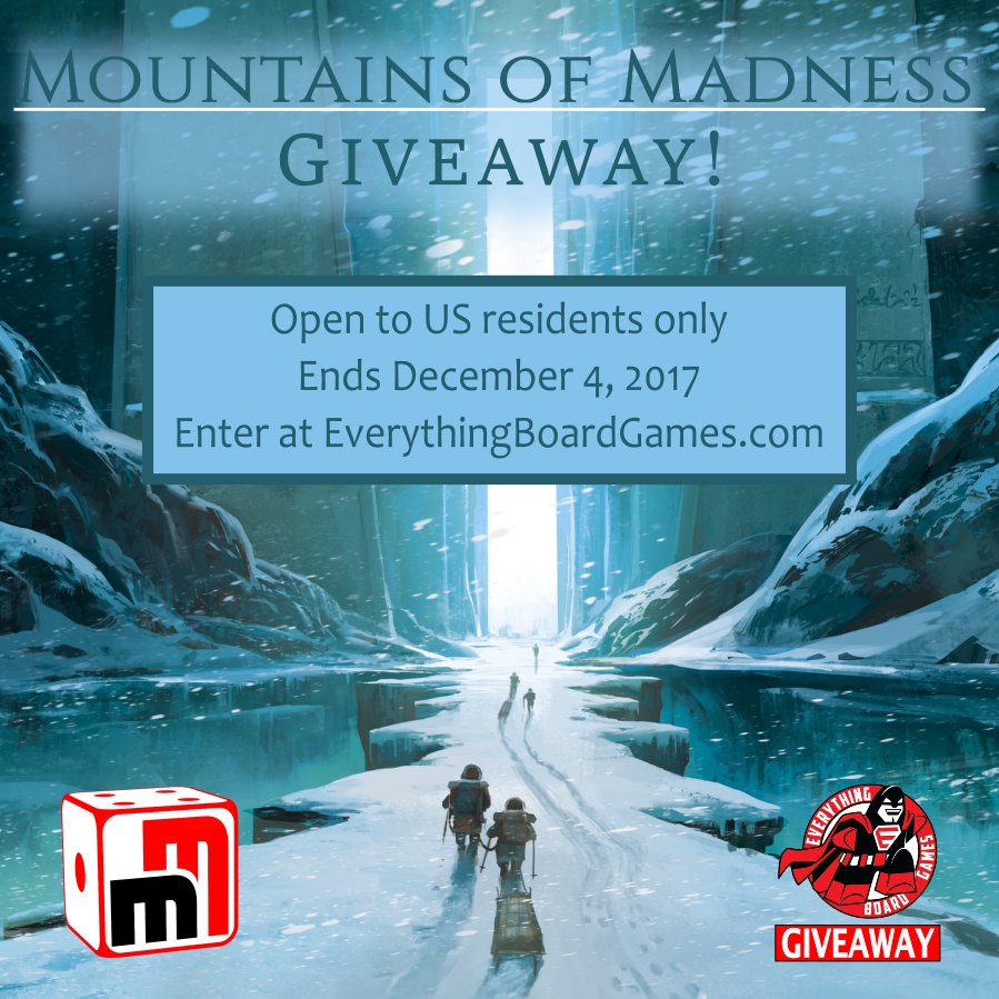PrplKangar00's tweet photo. I just entered to win a copy of Mountains of Madness from @MiniMartTalk and @ETBoardGames. You can enter at https://t.co/p5bFRkRA9Y. https://t.co/pg6qo6dEfX