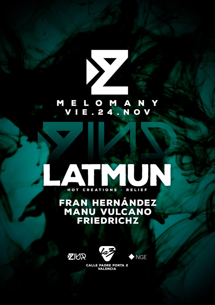 Ziur recibe a <a href="/Latmun/">LATMUN</a> este viernes en la sala valenciana <a href="/La3Club/">La3 Club</a> Una gran oportunidad para disfrutar de esta promesa del tech-house. beat4life.es/evento/latmun-…