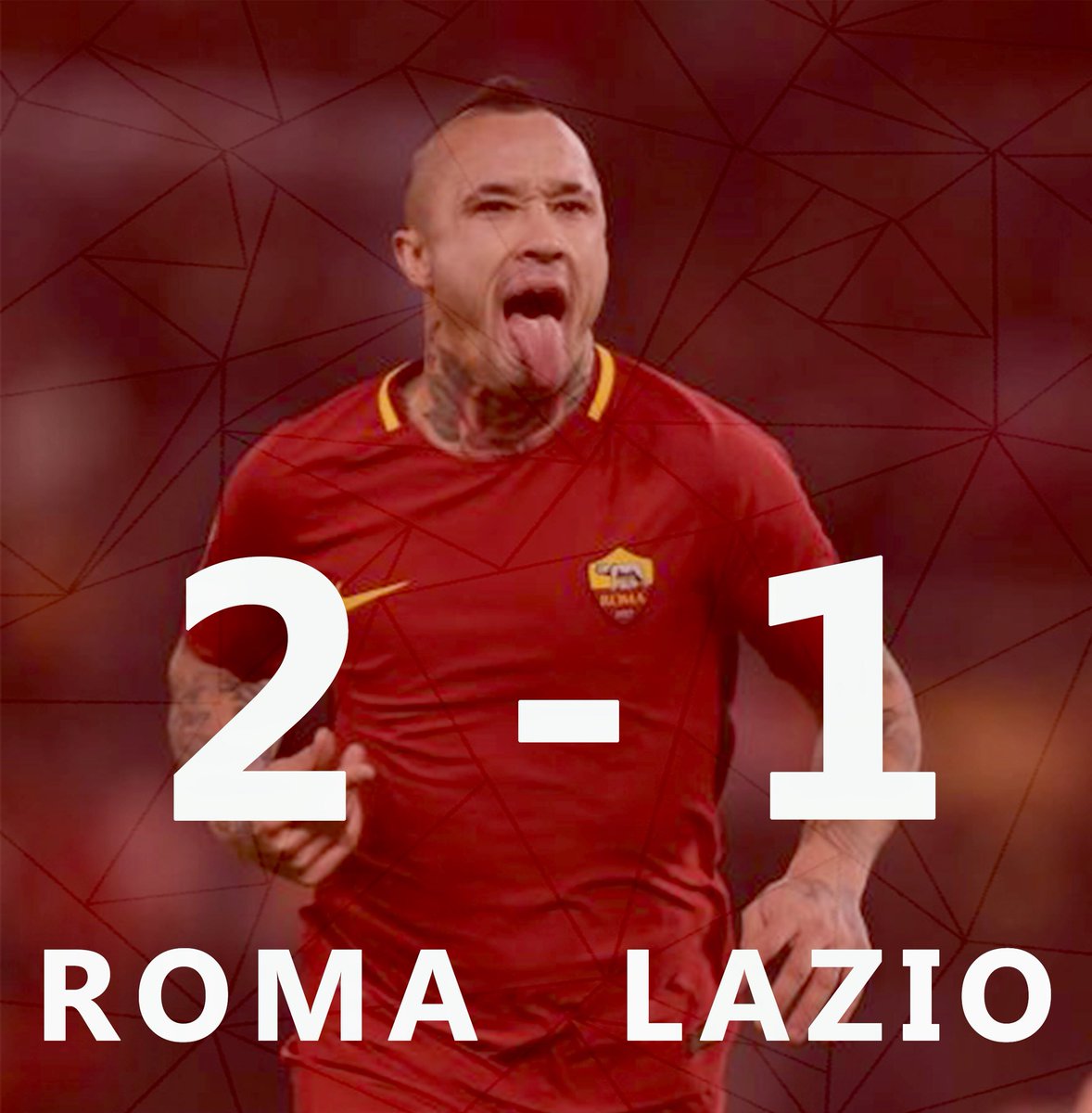 __miints's tweet photo. My Photoshop Work.⚡️❤️
#ninja #asroma #lunedì #derby @OfficialASRoma @OfficialRadja https://t.co/tHtt1DD2Ri