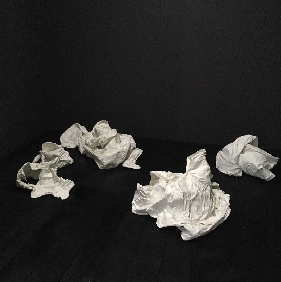 emilypothast's tweet image. #MaterialPerformance part 2: works by #NolaAvienne, #FrancescaLohmann, #RebeccaFarr and #JennySabin at #JacobLawrenceGallery @uwsoa