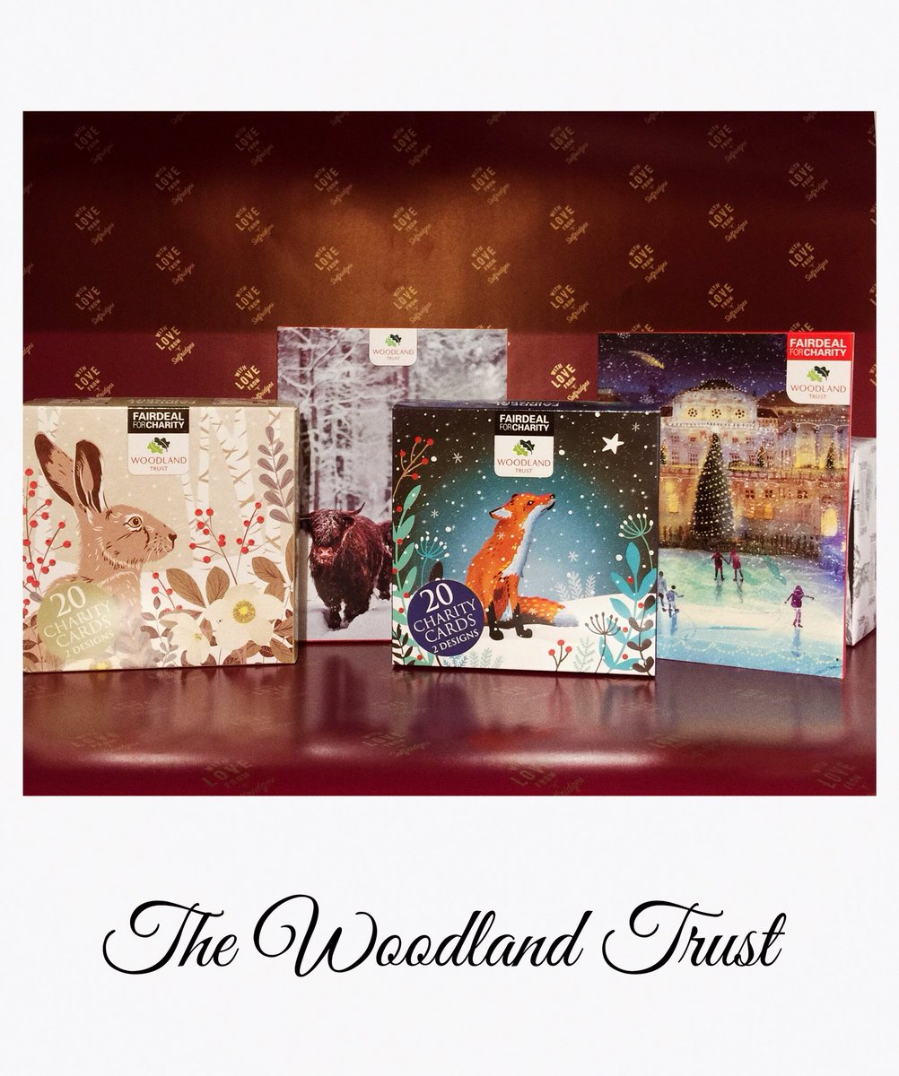 Elfridges's tweet photo. Here are our gorgeous @WoodlandTrust Christmas cards @Selfridges. 34 days till Christmas 🎄 https://t.co/LpqtvySvQv