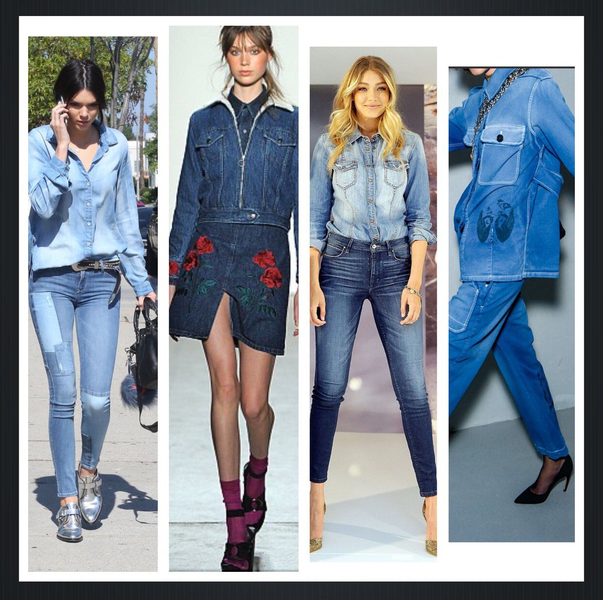 SuzannStylist's tweet photo. TOTD:A-Z of WINTER FASHION 
D=DOUBLE DENIM 
No longer a #fashion faux pas double denim is so on #trend for #winter17 https://t.co/JN2OnrrAHA