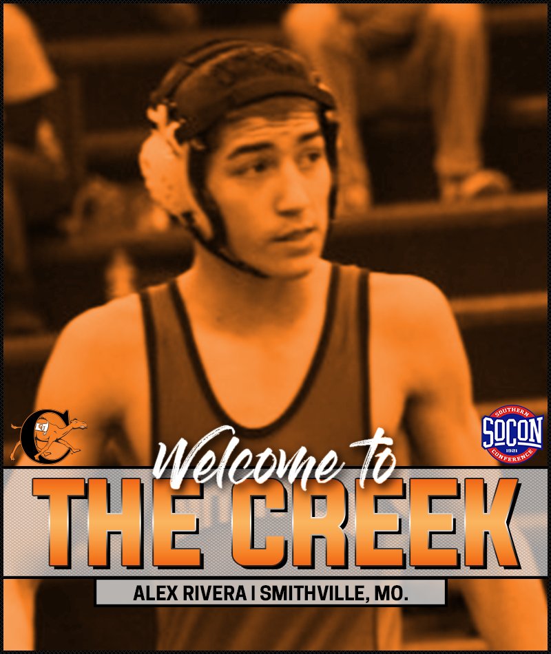 GoCamelsWrestle's tweet photo. Welcome to the Creek Alex Rivera!
Hometown: Smithville, Mo.
Projected Weight: 157
🐪 https://t.co/djRu5d8d1m
#GoCamels https://t.co/UuTkGGPtOU