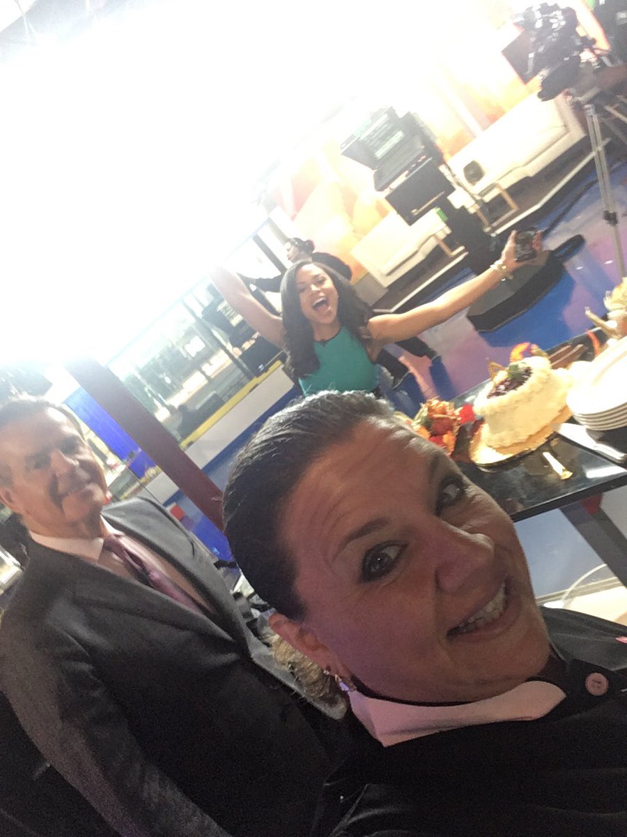 PinkGarlicBeth's tweet photo. Thank you to ALL who watched #fox29goodday for the debut of #TheSavoryCake. Special thanks to @AlexHolleyFOX29 and @MikeFOX29 #chefbeth #pinkgarlicbeth https://t.co/ZU9uRP0YoS