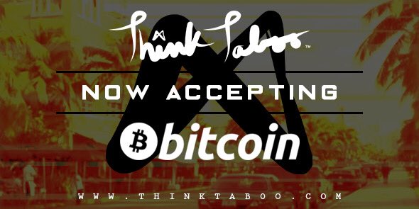 Dreaming2ooMuch's tweet image. We’re now accepting @Bitcoin as a form of payment online!!!

Tell a friend!!!
#ThinkTaboo #BitCoin

ThinkTaboo.com
