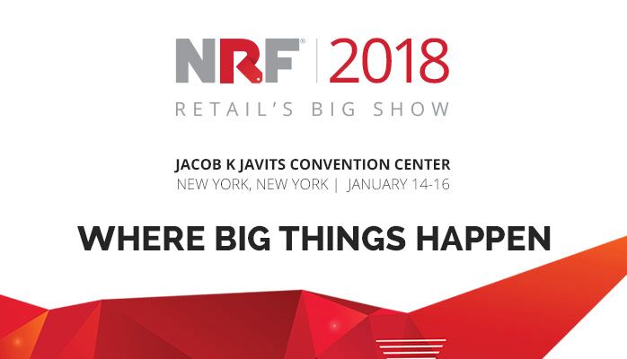 NRFBigShow's tweet photo. From the EXPO Hall at NRF 2018: Retail's Big Show, explore innovative retail technologies, learn about groundbreaking solutions, and get ready to transform your business. Learn more about the EXPO at #NRF2018 here: https://t.co/LYQXZ3Fd4P https://t.co/HESNmZKBO5