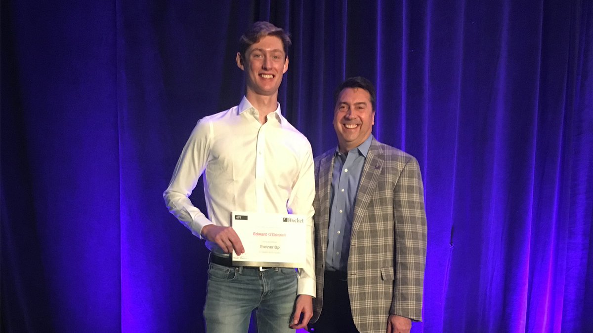 APTRocketBuild's tweet image. Eddie O&apos;Donnell of @BristolUni was a close runner up with his Forage app, finding restaurants to match all dietary requirements! Find out more about the competition here.
aptrocketbuild.academy