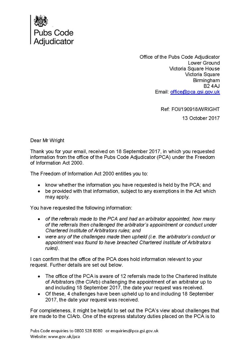 PubsAdvisory's tweet photo. BREAKING Trust in PCA service rocked PCA Paul Newby has been ordered @CIArb challenges to stand down in multiple cases but refuses to comply with arbitration rules &amp; continues with cases despite being conflicted/giving rise to a perception of bias for many tenants. . #ukpubs https://t.co/CE7LzY51sD