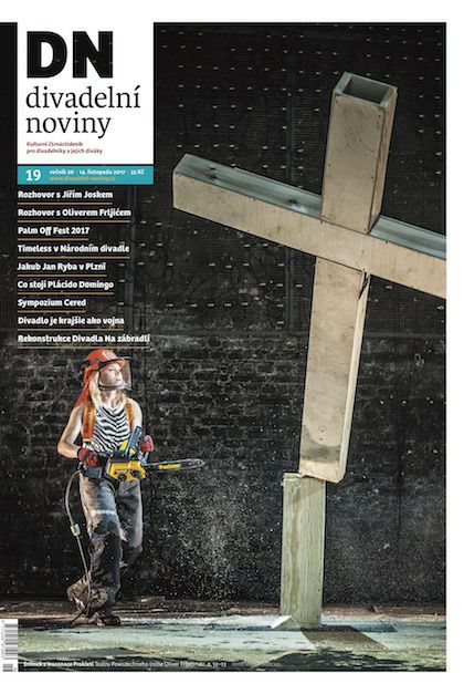 TeatrPowszechny's tweet photo. Zdjęcie z #Klątwa w reż. #OliverFrljić na okładce najnowszego wydania #Divadelnínoviny! A w środku m.in. rozmowa z reżyserem i relacja z październikowego #PalmOffFest w Pradze, gdzie „Klątwa” spotkała się ze znakomitym przyjęciem! https://t.co/NKOTzHYO6B