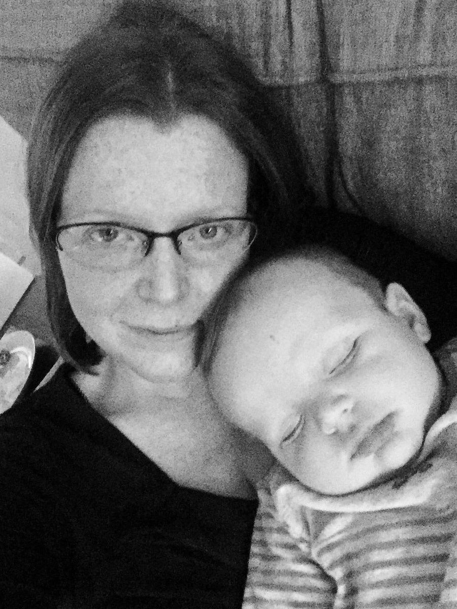 SealeyJP's tweet photo. Sicknote for 2! Stay at home mums can't call in sick... but the cuddles are helping us both #duvetday #whocoughsloudest https://t.co/hM3955r9ha