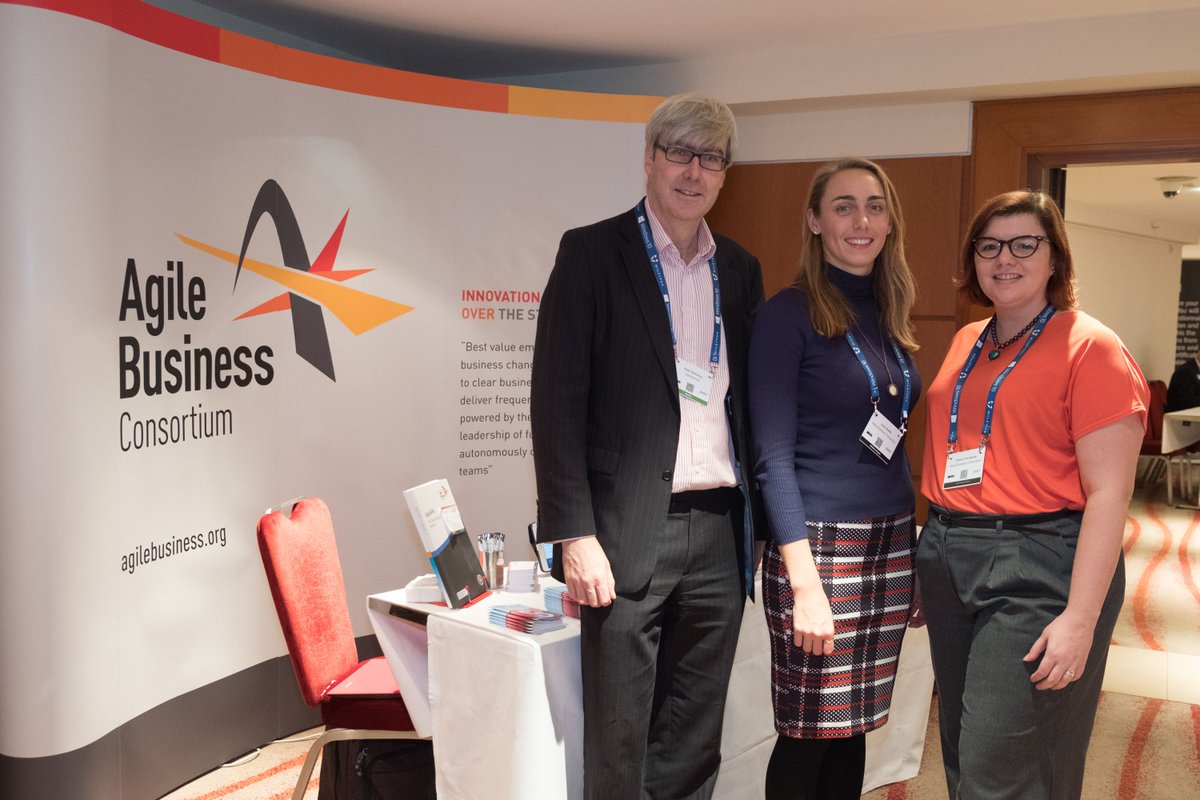 Agile_Biz's tweet photo. We had a great time at #WMPSEICT earlier this month - thanks to @WhitehallMedia for having us, and for everybody who stopped to say hello at the stand or attended @Stansburys' talk on #AgileDigitalServices! https://t.co/O6IfShEdKW