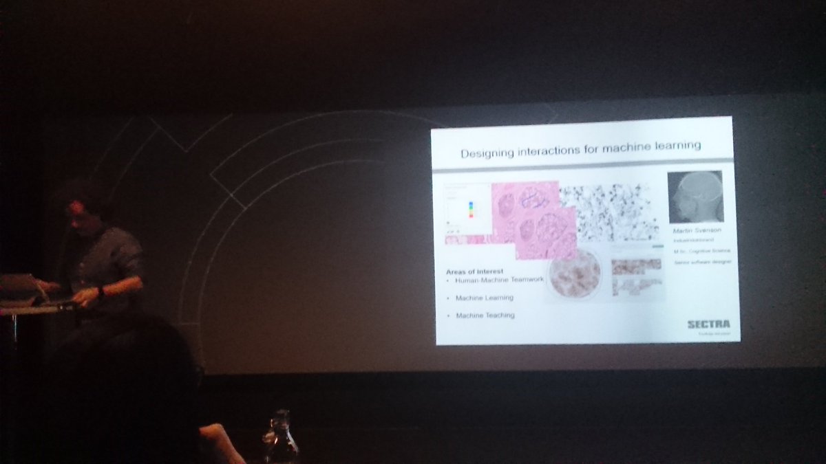 jonbe_242's tweet photo. Martin Svensson, SECTRA: Designing interactions for machine learning. #ML #DL #DeepLearning #EastSweden #VisualSweden #SthlmTech https://t.co/I4npf4vOe9