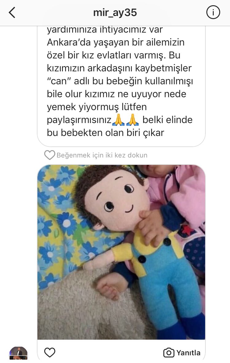 kenanbolukbas's tweet photo. Bu oyuncaktan gören, bilen, satın alabilecek durumda olan kimse varsa, parasını ödeyebilirim. Bu kardeşimize hızlıca ulaştırmamız gerekiyor... https://t.co/GTRvGOcMM7