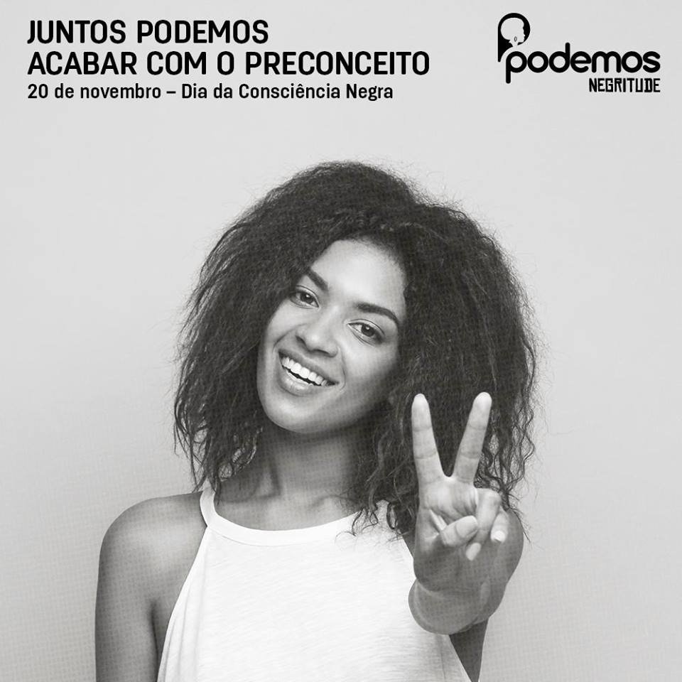 20 de novembro - Dia da Consciência Negra
Por um mundo de liberdade, respeito, justiça e igualdade. 
#Podemos
#DiaDaConsciênciaNegra #DeputadaJozi