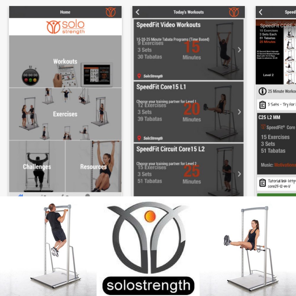 SOLOSTRENGTH's tweet photo. Have you checked out the SoloStrength App? Get on it today for access to the full suite of our exercise gallery. #fitness #getfitfaster #solostrength #homegym #bodyweight #chinup #pushup #pullup #power #mondaymotivation #core #exercise https://t.co/K5SCTYbP0z https://t.co/Gr0CpZ7BBl