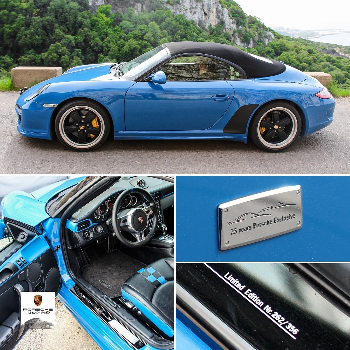 <a href="/AssaadRaphael/">Assaad Raphael</a>' Pure Blue #911Speedster Nr. 262/356 in details.

Limited to just 356 editions worldwide, this small series announced the 25th anniversary of #PorscheExclusive which has been celebrated in 2011.

#Porsche #Motorsport #Lebanon