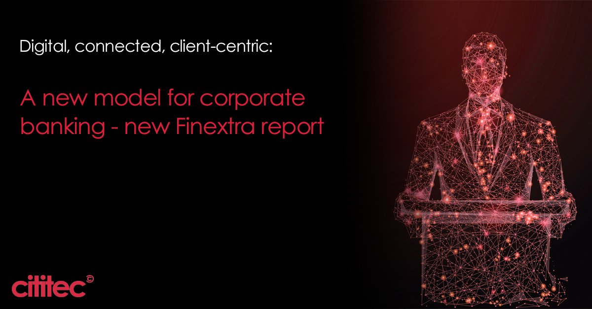 CititecTalent's tweet photo. Digital, connected, client-centric: A new model for corporate banking
https://t.co/SIiu2R8q0Y
#technology #banking #digital #transformation #digitaltransformation #modernbanking #risk #regulation #cititec #recruitment #finextra #financialmarkets #reporting #compliance #currency https://t.co/hnGOjizFzO
