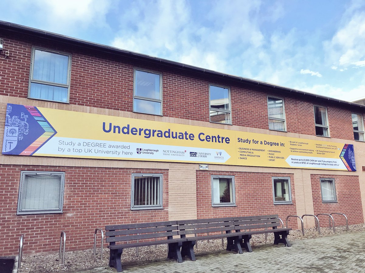 LouCollHigherEd's tweet photo. Loving our new sign that’s gone up today! #undergraduatecentre #loucoll https://t.co/uDK2kfuAsc