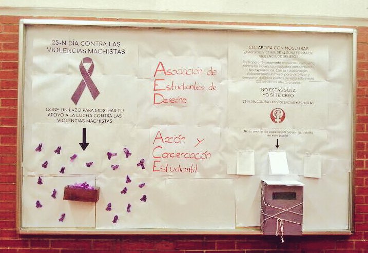 AED_UAM's tweet photo. Todos los días son #25N https://t.co/uO4RdVWpDM
