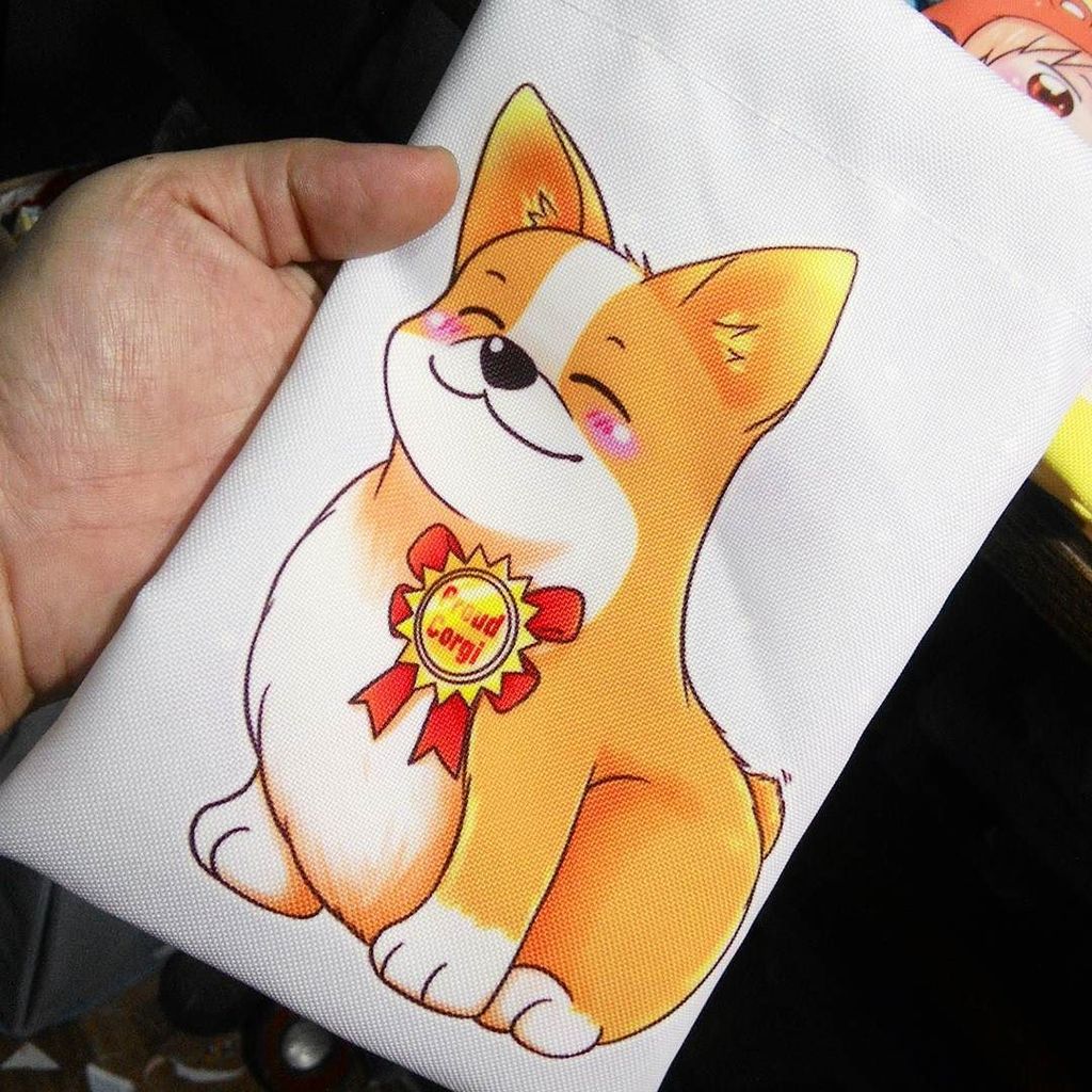 ernn_laties's tweet photo. Proud corgi pouch
#afasg2017 at takogals booth c27
#corgi #dog #doggy #instadog #pouch #stringpouch #drawstringpouch #cuten#sweetdog #handmade #animefestivalasia #afa2017 #c3afasg2017 https://t.co/XipsrzDx76 https://t.co/PvgEcb4usm