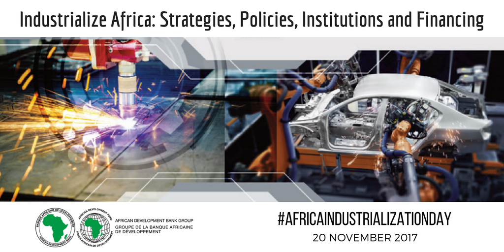 AfDB_Group's tweet photo. For a look at the structural transformations needed in #Africa's industrialization process with a focus on smart industrial policy and a move towards processing raw materials into value added products read #IndustrializeAfrica https://t.co/QisX1591sp #AfricanIndustrializationDay https://t.co/jwoGgIHI0c
