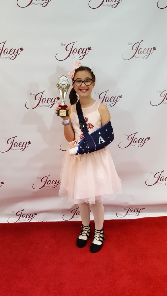 trevordecker's tweet photo. Congratulations to @audrey_smallman! She won “best series regular or leading actress in a tv series” for her age group for her role as GiGi on @UPtv's @DateMyDadOnUP at the @JoeyAwards1. https://t.co/Qu9wJdJdMI