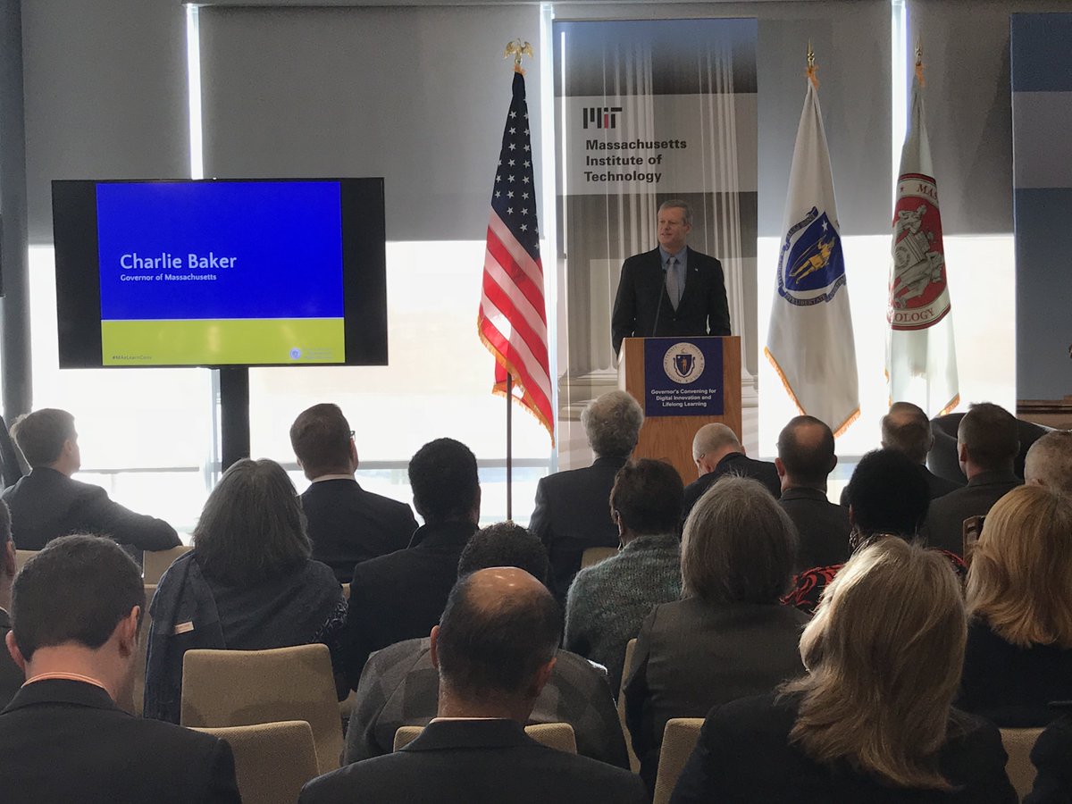 MAGovArchive's tweet photo. Baker-Polito Administration Establishes New Commission on Digital Learning at #MAeLearnConv
.
.
.
@generalelectric, @Microsoft, @PartnersNews, @edXOnline & higher education institutions announce partnerships to advance online degree obtainment | MORE: https://t.co/XIippHh6dC https://t.co/rsVQDMT2h6