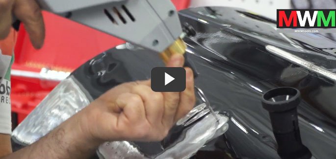 autobodynews's tweet photo. Click for VIDEO of the Micro Steel Panel Repair System https://t.co/sALffs3O7L https://t.co/s72HHYusTC Aluminum / Steel panel repair kits, Plastic welders, PDR superior tools made in Italy and available thru Robaina Direct. #bodyshoptools #collisionrepair @RobainaDirect https://t.co/vHSwnl50Dr