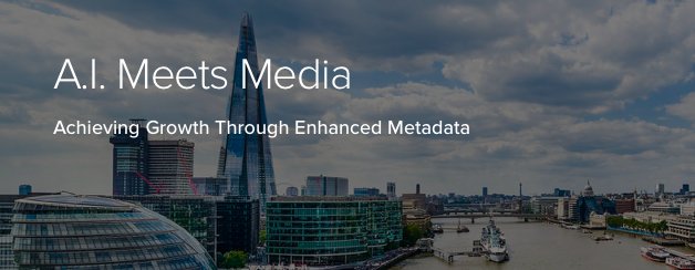 DaletFlex's tweet photo. Next up - London! Join Ooyala and @Microsoft on Nov. 29th for our AI Meets Media Forum where we'll be bringing together leaders in #video production and operations for an open dialogue about the value of #metadata in the world of #OTT video. Register here: https://t.co/nw7z1qU9FL https://t.co/t0jd1PIQYM