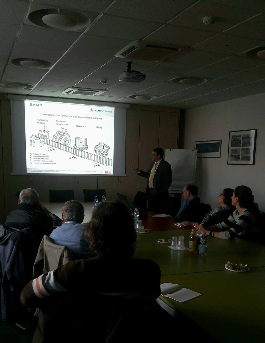 SAMPsrl's tweet photo. Live from the HQ - #Samputensili team is making a training course for mechanical High School professors. Thanks to @its_maker for this ambitious project! #ITSMaker #Training #MechanicalEngineering https://t.co/fdeOhQnbQ8