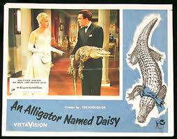 #WhatsOnLatestTV
4pm An Alligator Named Daisy
1955. Comedy. Director: J Lee Thompson. Stars Donald Sinden, Jeannie Carson, James Robertson. When Peter Weston returns to England he finds that Daisy, a tame alligator, has been left in his care