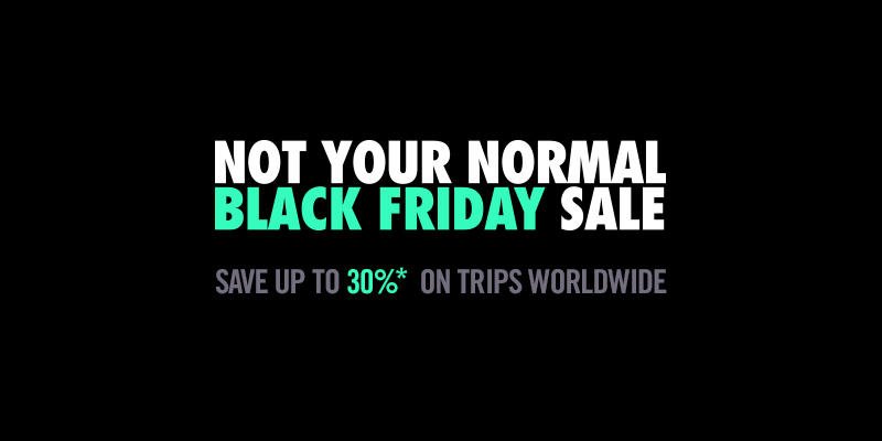 ContikiUSA's tweet photo. Black Friday has already begun! Amazing offers on trips worldwide: https://t.co/MVj1X3RpqE https://t.co/SZ8aMtpYir