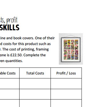 JustifiedRes's tweet photo. Extra revenue, cost and profit practice added today...
#gcsebusiness #liontheme1 https://t.co/kSJZ8fVB8s