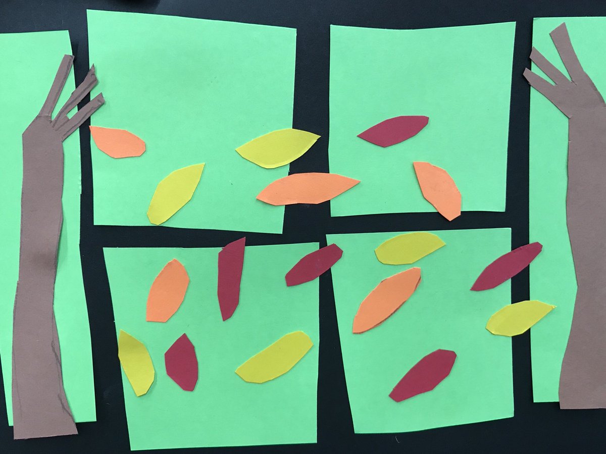 Ellsworth2_4th's tweet photo. Matisse &amp; Thanksgiving inspired Art Awareness lesson.  Thankful learners.  @Ellsworth_4th @Ellsworth203 #Inspire203 https://t.co/5zmGg5mY7K