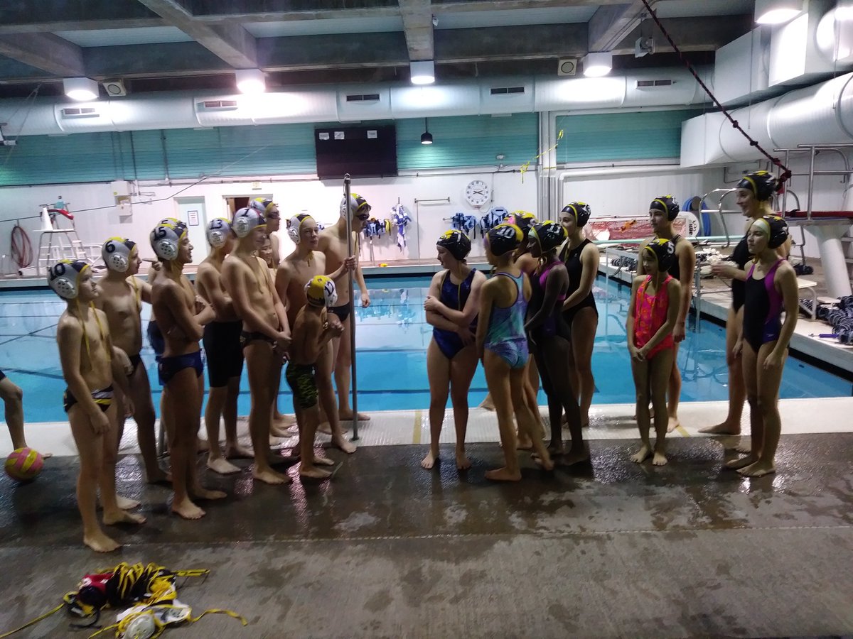 NWPCPolo's tweet photo. Last practice of the fall session wrapped up with an epic girls vs boys scrimmage #staredown #gonwpc https://t.co/0smej4p3b5