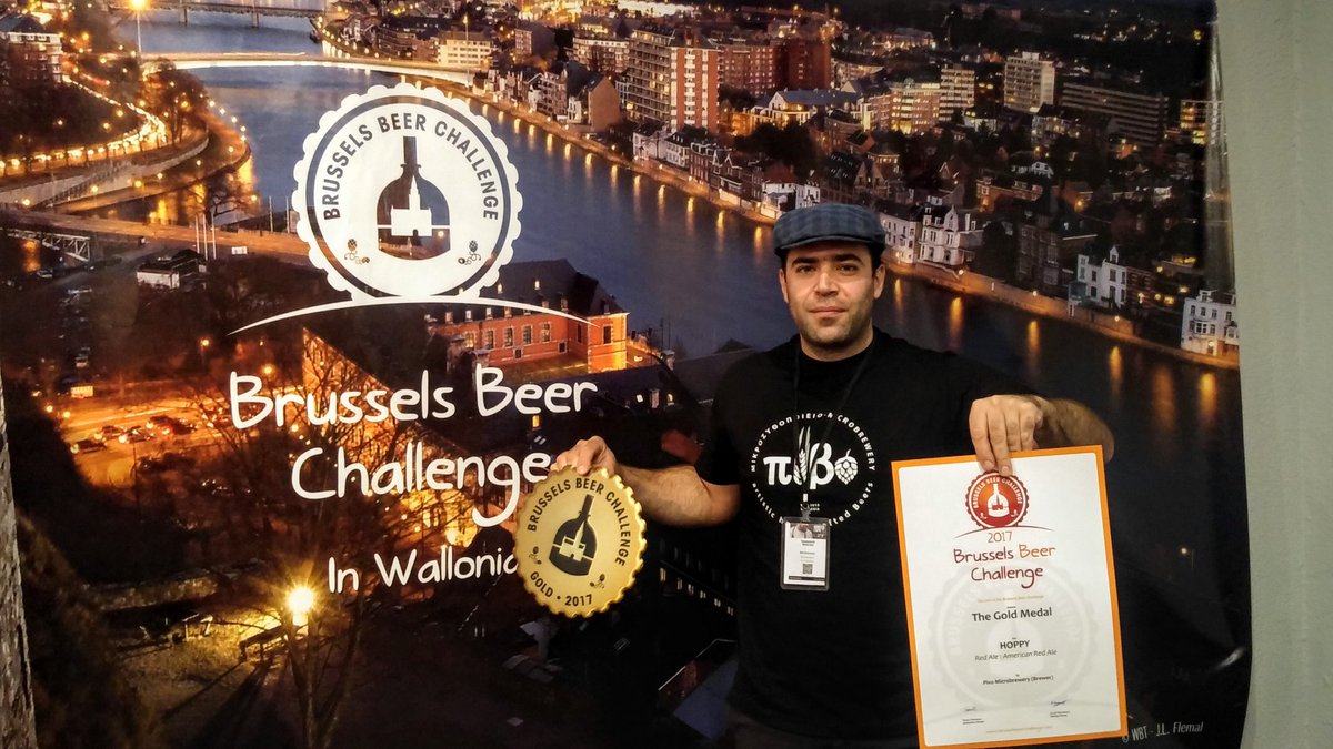 PivoMicrobrew's tweet photo. Our #HOPPY gets Gold in #Brussels_Beer_Challenge 2017 https://t.co/QpzzPwsYx2