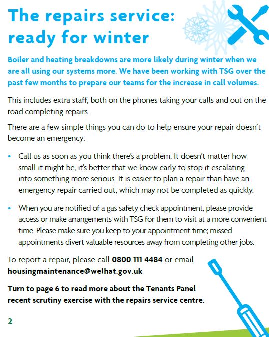WelHatHousing's tweet photo. Boiler and heating breakdowns are more likely during winter when we are all using our systems more. We have been working with TSG over the past few months to prepare our teams for the increase in call volumes. https://t.co/p5cKYIpzF2