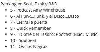 quickradio's tweet photo. Quick Remember sigue creciendo, ya estamos en el puesto 8 de ivoox. Gracias!!!! #ivoox #ranking #quickremember #quickradio #radio #radioonline #streaming #podcast #instagrammer #musica #soul #funk #r&amp;b #like#like4like #likeforlike https://t.co/hd77qNQqar https://t.co/gPxYXrUorN