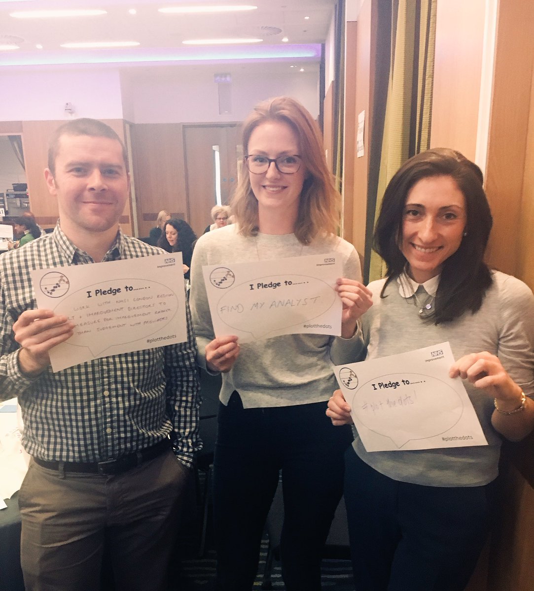 Clinicians/analysts/managers working together to create a culture of continuous change #plotthedots