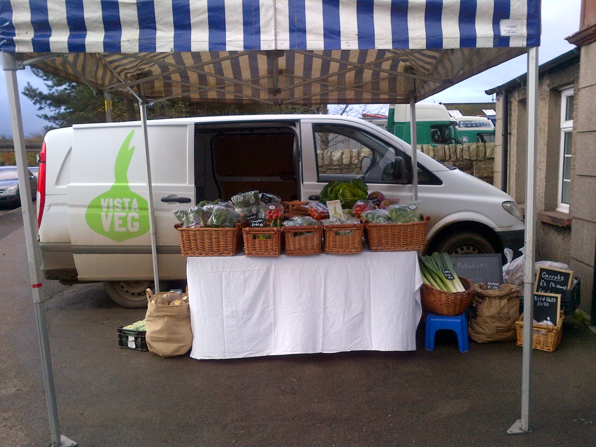 VistaVeg love it at Brough Farmer's Market!  Visit us there next month - Saturday 16th December - for all your delish Xmas veg!