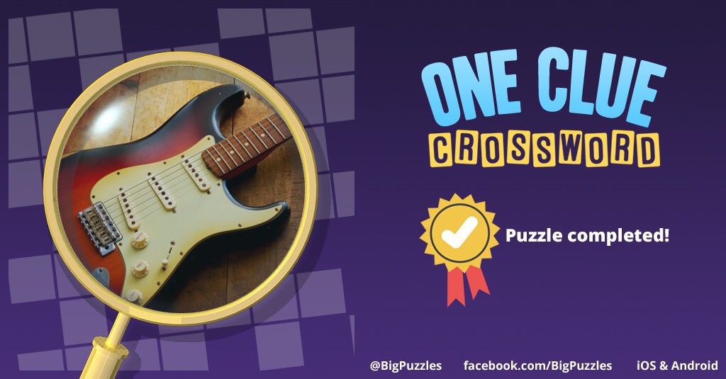 Jleanne12's tweet photo. I completed a puzzle in One Clue Crossword. Play now for free!
https://t.co/tqY7PzjwEv #OneClueCrossword https://t.co/21qcg7sMx4