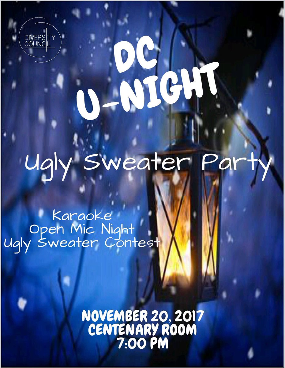 LEEUASA's tweet photo. Final DC U-night is happening in the Centenary room  at 7pm! See you there! 🙂 https://t.co/POh3LTPWcl