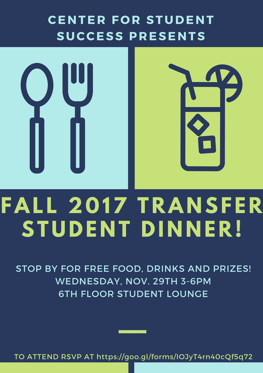 SFCAdvisement's tweet photo. Don't forget to RSVP for the Transfer Student Dinner. Enjoy some food and get some giveaways! #SFCAdvise https://t.co/fRzESgesm9
