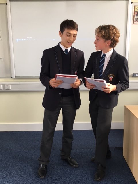 KESWitley's tweet photo. How to make German class fun? Rap-Battles in German of course! Our 3rd Form boys loved taking part in this fun activity. #MICDrop #learngerman https://t.co/j2JhbfGyqM