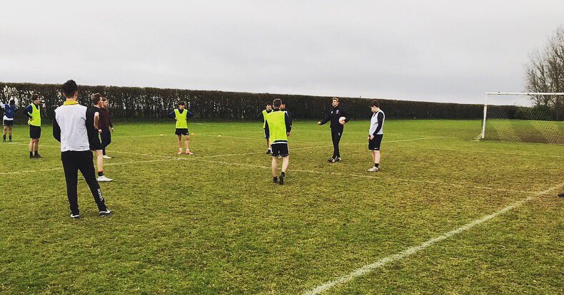Quality session with the JACK COLLISON ACADEMY students...  

Special mention to Dan who has been outstanding both in the classroom &amp; on the pitch (Enjoy the game Friday) 

If your interested in getting involved checkout the @SamWhitPE open day tomorrow 

#JCA 💙⚽️