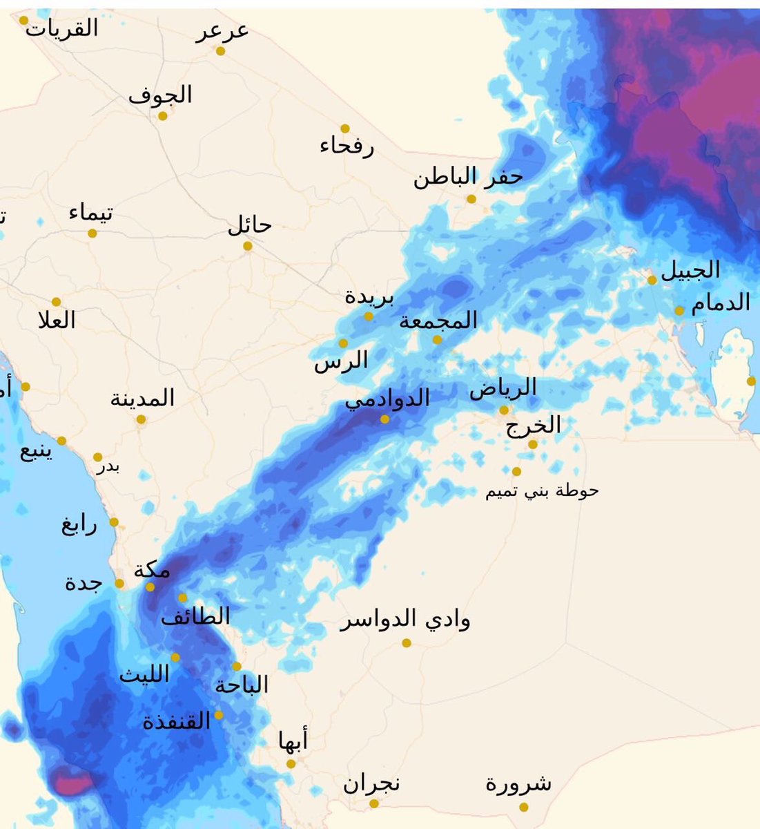 News_Ejazah's tweet photo. توقعات الأمطار الثلاثاء والأربعاء

سنوافيكم عند #تعليق_الدراسة
في باقي المناطق بإذن الله

أعمل التالي ليصلك كل جديد:

1-رتويت
2-متابعة
3-فعل التنبيهات🔔

- https://t.co/sXXBtFMjDw
