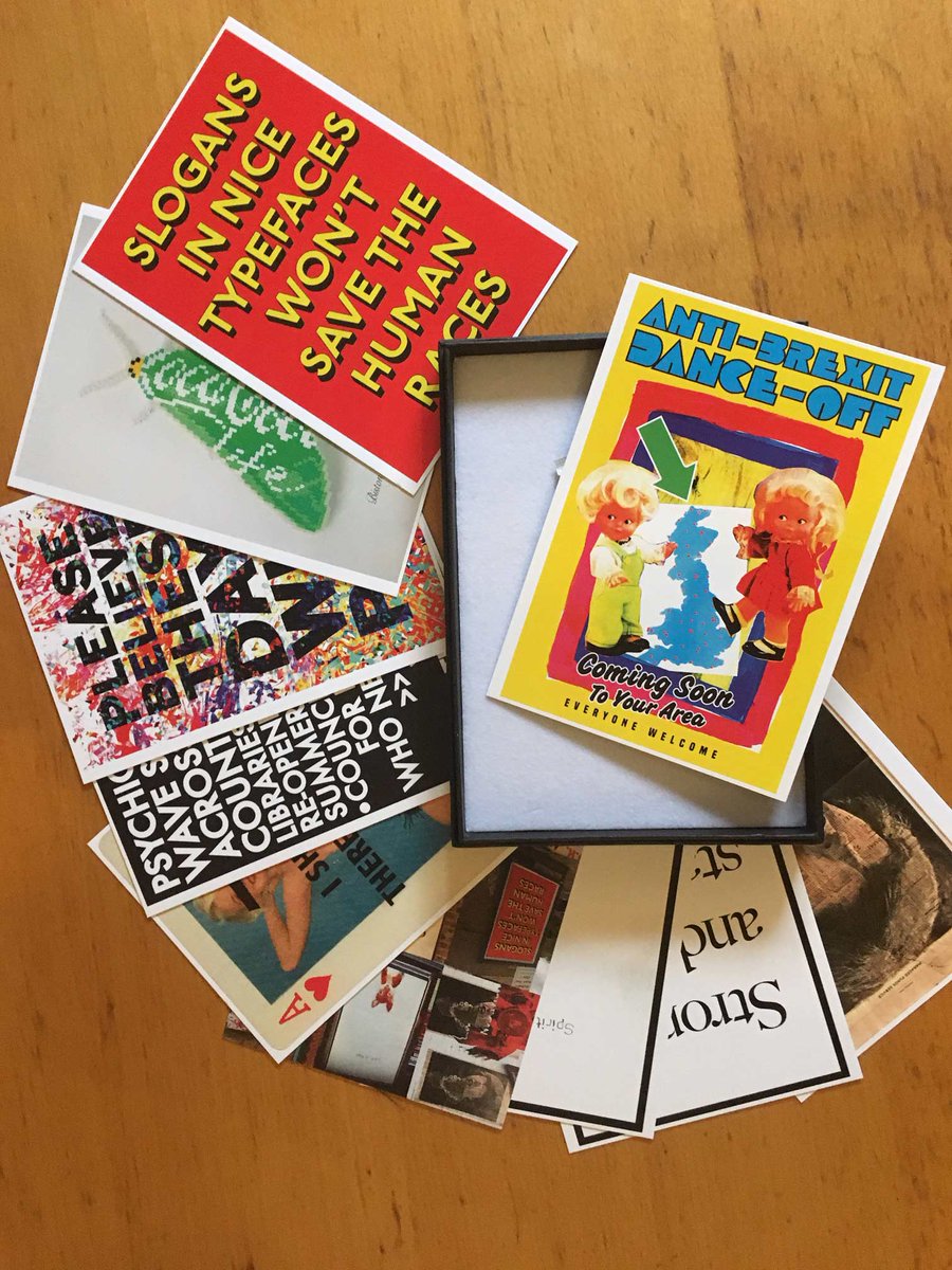 flyingleaps2016's tweet photo. COMING SOON... A 10 piece box set of postcards will soon be available from https://t.co/fs4uwKVOTS Featuring nine individual artists' poster images plus a tenth card showing works as they appeared on the street. https://t.co/IOCkgrTAKC