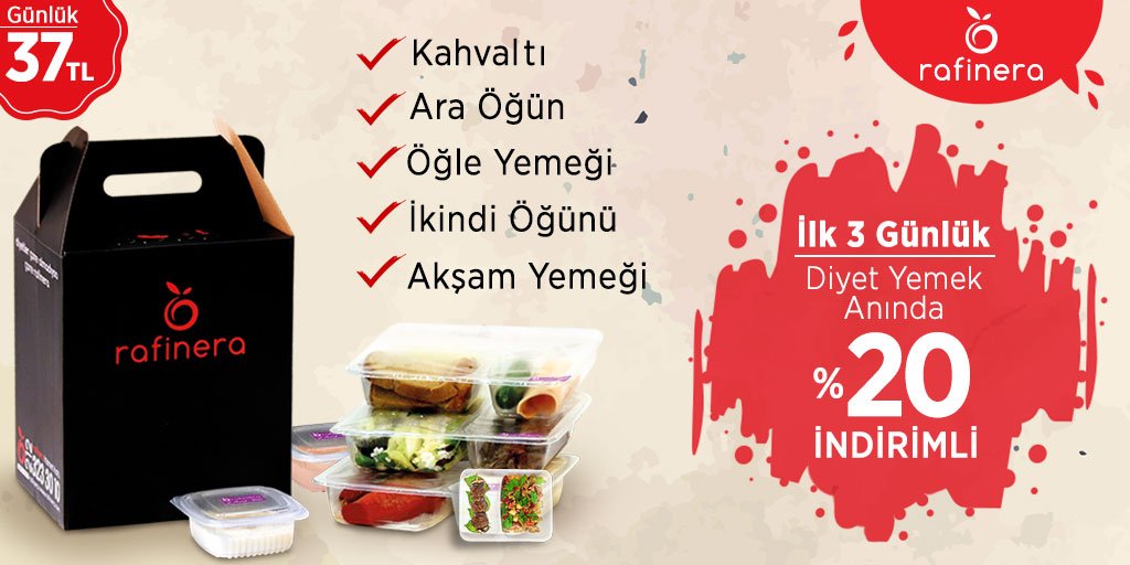 Rafinera Kapiya Teslim Diyet Yemek Servisi